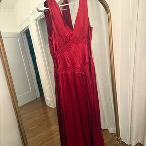 Reformation Stasia Silk Dress